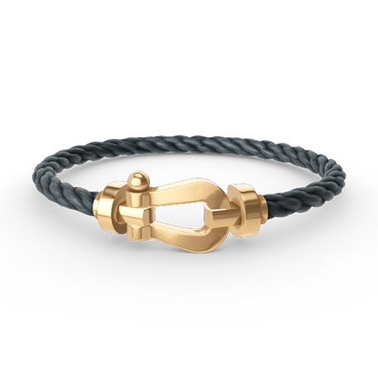 [RAFFINE]FORCE LARGE HORSESHOE NO DIAMOND BRACELET GOLD