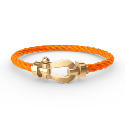 [RAFFINE]FORCE LARGE HORSESHOE NO DIAMOND BRACELET GOLD