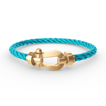 [RAFFINE]FORCE LARGE HORSESHOE NO DIAMOND BRACELET GOLD