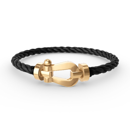 [RAFFINE]FORCE LARGE HORSESHOE NO DIAMOND BRACELET GOLD