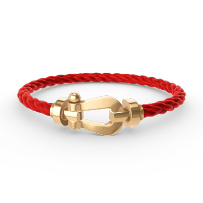 [RAFFINE]FORCE LARGE HORSESHOE NO DIAMOND BRACELET GOLD
