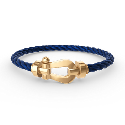 [RAFFINE]FORCE LARGE HORSESHOE NO DIAMOND BRACELET GOLD