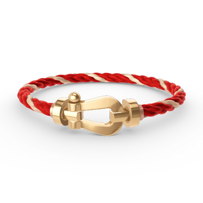 [RAFFINE]FORCE LARGE HORSESHOE NO DIAMOND BRACELET GOLD