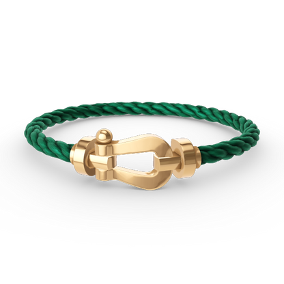 [RAFFINE]FORCE LARGE HORSESHOE NO DIAMOND BRACELET GOLD