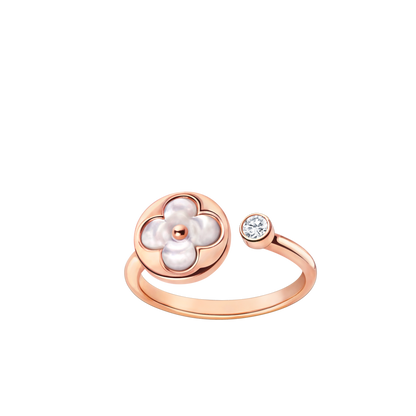 [RAFFINE]SUN 1 DIAMOND PINK MOP RING