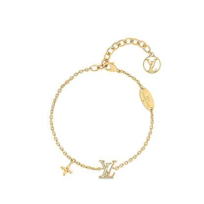 [RAFFINE]LOGO STAR MOTIF GOLD BRACELET