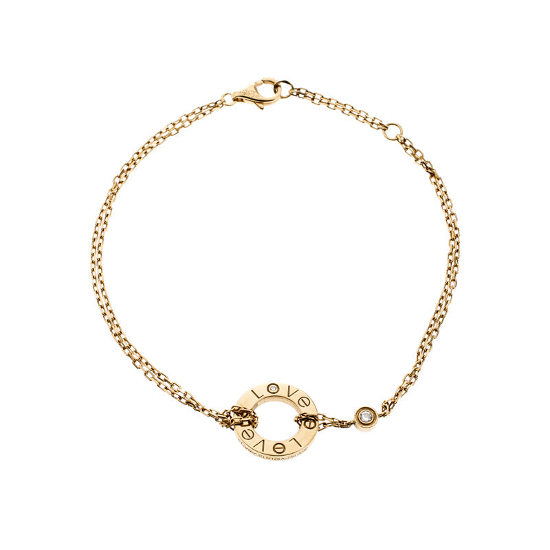 [RAFFINE]LOVE BRACELET 2 DIAMOND
