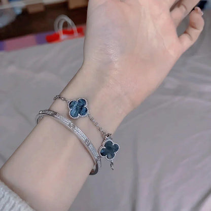 [RAFFINE]CLOVER 5 MOTIF PIETERSITE BRACELET COLLECTION
