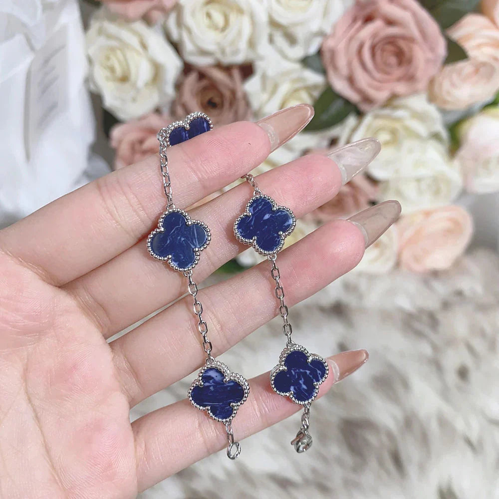 [RAFFINE]CLOVER 5 MOTIF PIETERSITE BRACELET COLLECTION