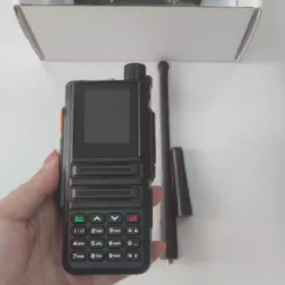 UHF VHF WiFi 2G 3G 4G Dual Mode Walkie Talkie Zello Global POC with Sim Card Analog and Network for Radio