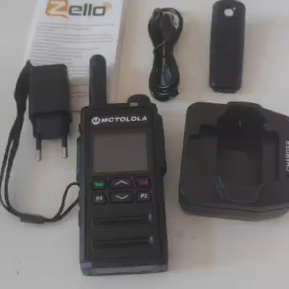 Zello 268 Professional POC Android Walkie Talkie 4G Sim Card Long Range 100 Miles Handheld Radio WiFi Network Connection