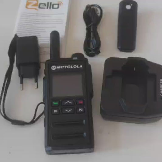 Zello 268 Professional POC Android Walkie Talkie 4G Sim Card Long Range 100 Miles Handheld Radio WiFi Network Connection