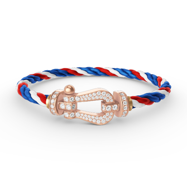 [RAFFINE]FORCE LARGE HORSESHOE FULL DIAMOND BRACELET ROSE GOLD
