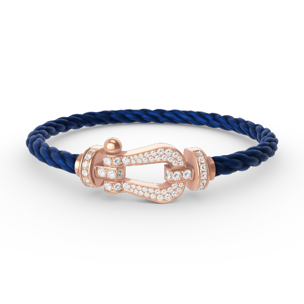 [RAFFINE]FORCE LARGE HORSESHOE FULL DIAMOND BRACELET ROSE GOLD