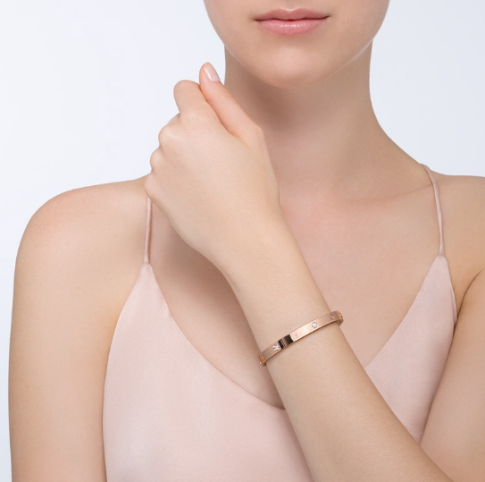 [RAFFINE]LOVE BRACELET 6.1MM 4 DIAMONDS