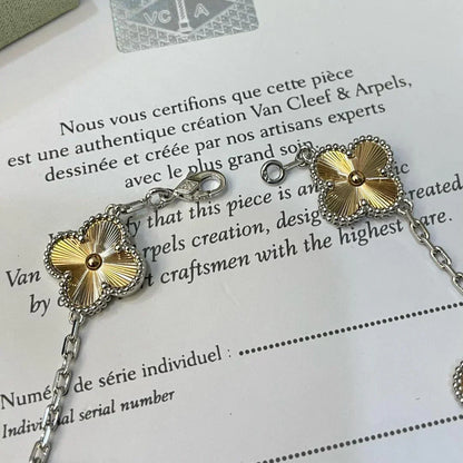 [RAFFINE] CLOVER 5 MOTIF LASER BRACELET COLLECTION