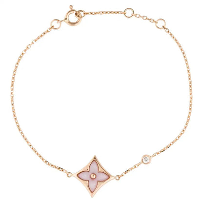 [RAFFINE]STAR 1 DIAMOND PINK GOLD BRACELET