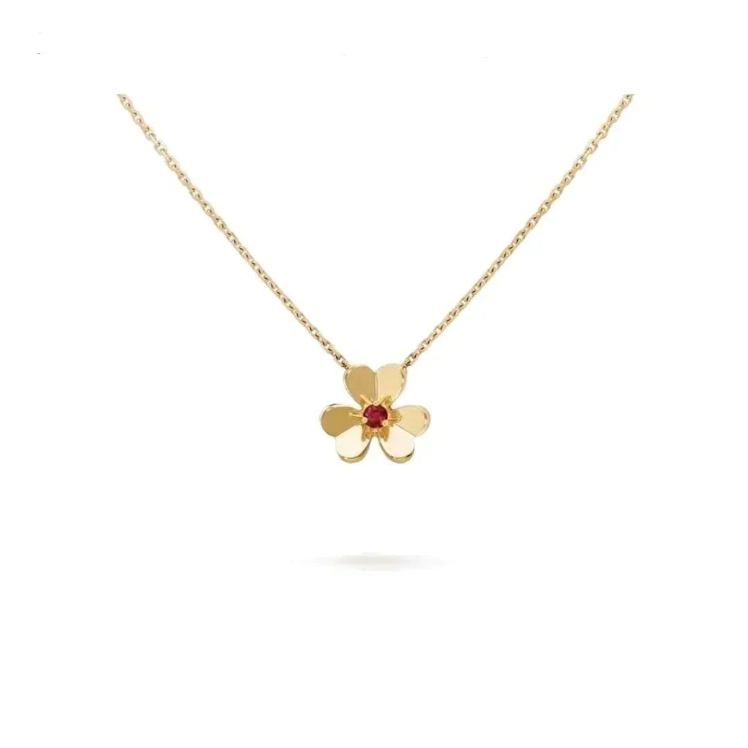 [RAFFINE]FRIVOLE GOLD FLOWER NECKLACE