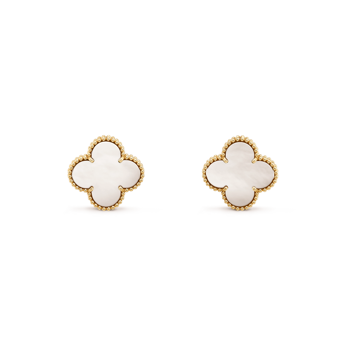 [RAFFINE]CLOVER MINI GOLD EARRINGS