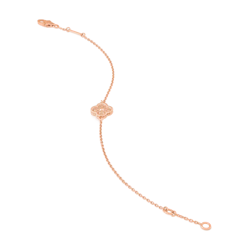 [RAFFINE]CLOVER SINGLE FLOWER BRACELET