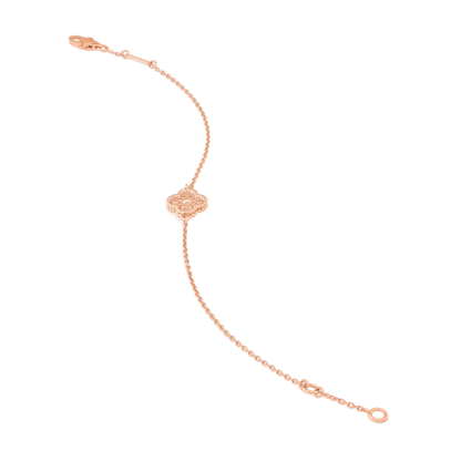 [RAFFINE]CLOVER SINGLE FLOWER BRACELET