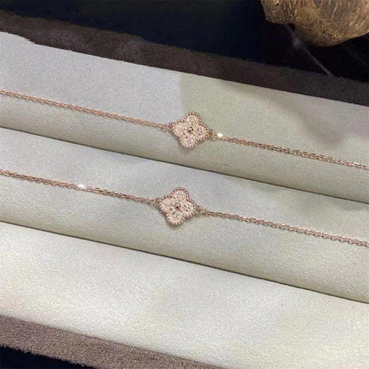 [RAFFINE]CLOVER SINGLE FLOWER BRACELET