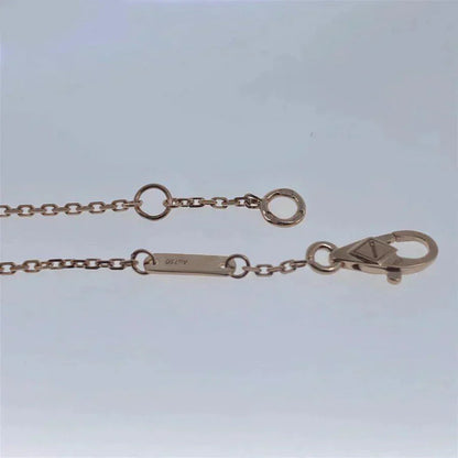 [RAFFINE]CLOVER WHITE MOP SINGLE FLOWER BRACELET