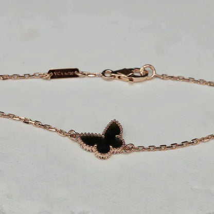 [RAFFINE]BUTTERFLY ONYX  BUTTERFLY BRACELET