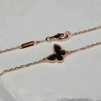 [RAFFINE]BUTTERFLY ONYX  BUTTERFLY BRACELET