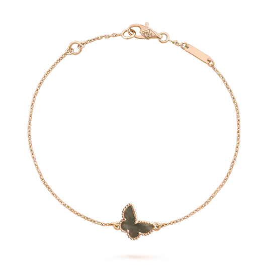 [RAFFINE]BUTTERFLY ONYX  BUTTERFLY BRACELET