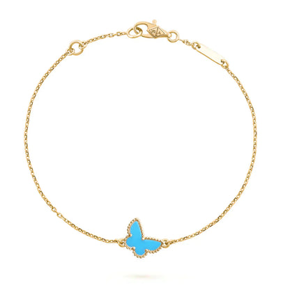 [RAFFINE]BUTTERFLY TURQUOISE BUTTERFLY BRACELET