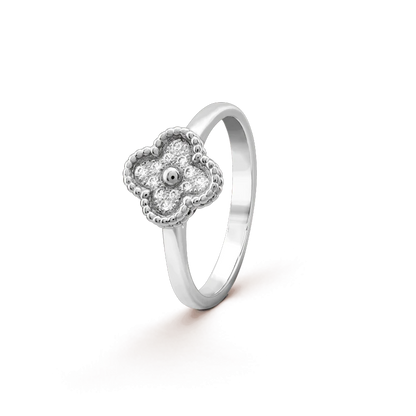 [RAFFINE]CLOVER DIAMOND RING
