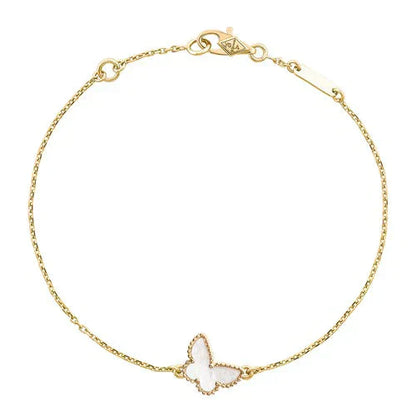 [RAFFINE]BUTTERFLY DARK MOP BUTTERFLY BRACELET