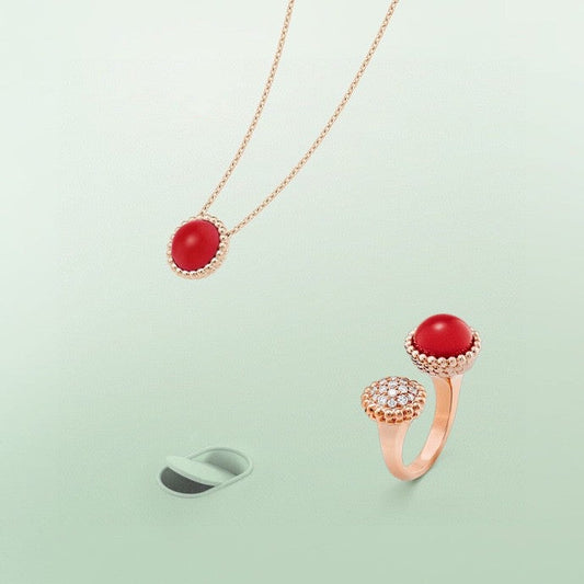 [RAFFINE]PERLEE COULEURS DIAMOND ROSE GOLD BETWEEN THE FINGER RING