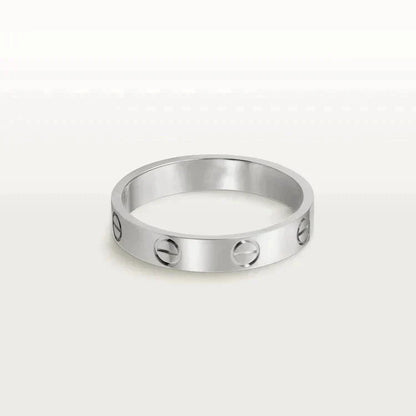 [RAFFINE]LOVE RING 4MM 1 DIAMOND SILVER