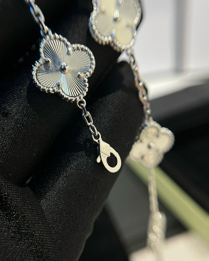 [RAFFINE] CLOVER 5 MOTIF LASER BRACELET COLLECTION